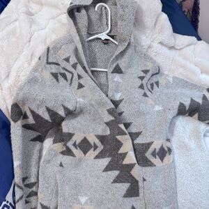 Aztec cardigan with pockets